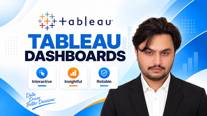 create interactive tableau dashboard and data visualization