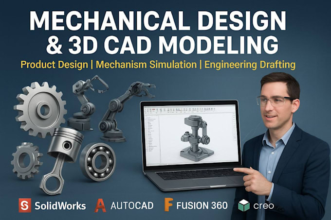 Design mechanical products and mechanisms with 3d cad modelling by ...
