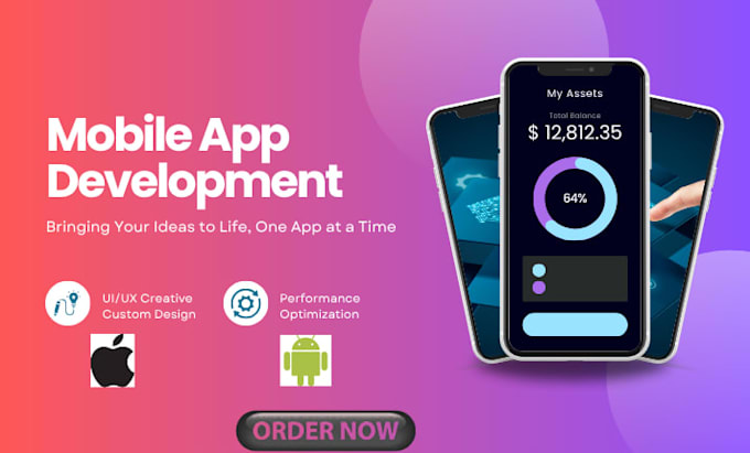 Develop mobile apps for android ios flutter apps and handle full app ...