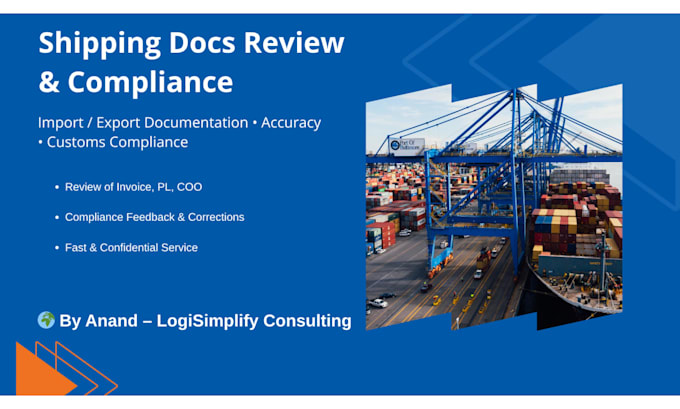 review your import and export documents for compliance