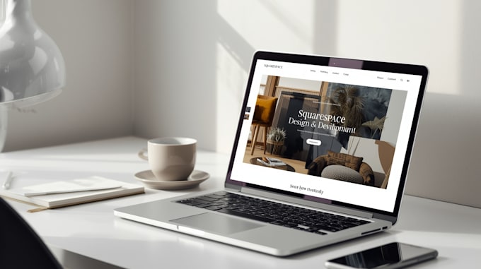 design or redesign your squarespace website with SEO and mobile friendly layout