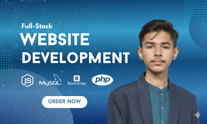 develop a custom website using PHP, mysql, and javascript