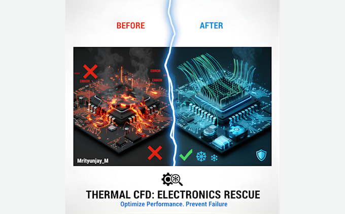 perform cfd and thermal analysis for your electronics cooling design