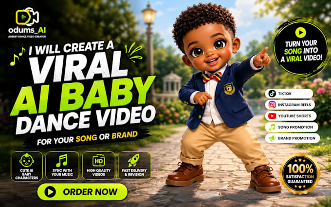 create a viral ai baby dance video for your song or brand