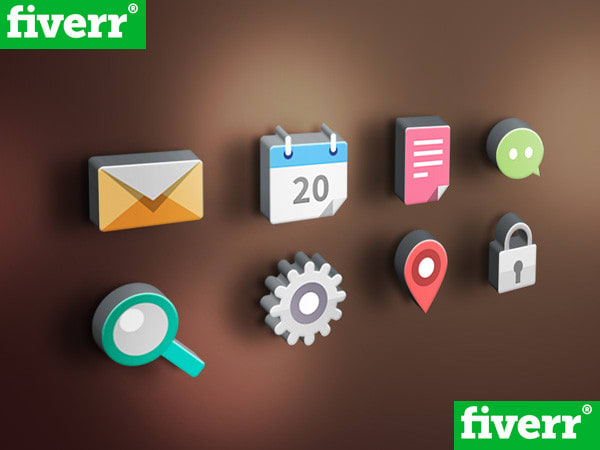 make your logo very 3D realistic