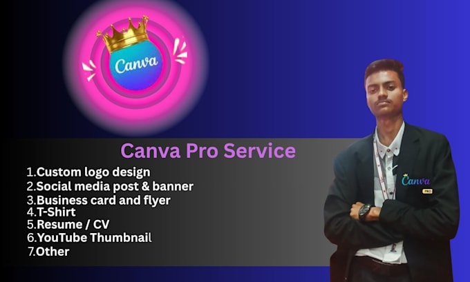 create a logo and social media design using canva pro graphic design