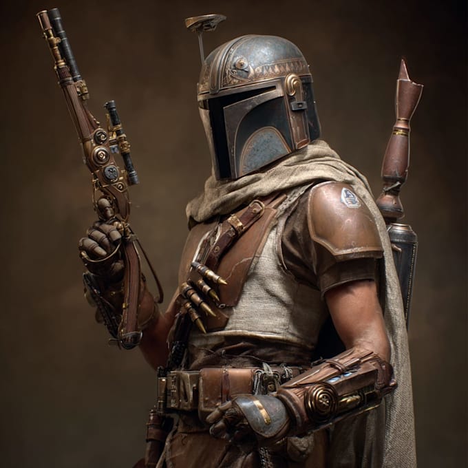 draw your star wars sci fi character art