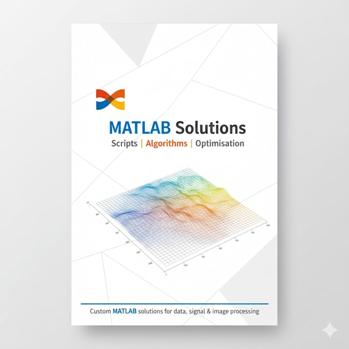 design and optimise matlab algorithms for data, signal and image processing