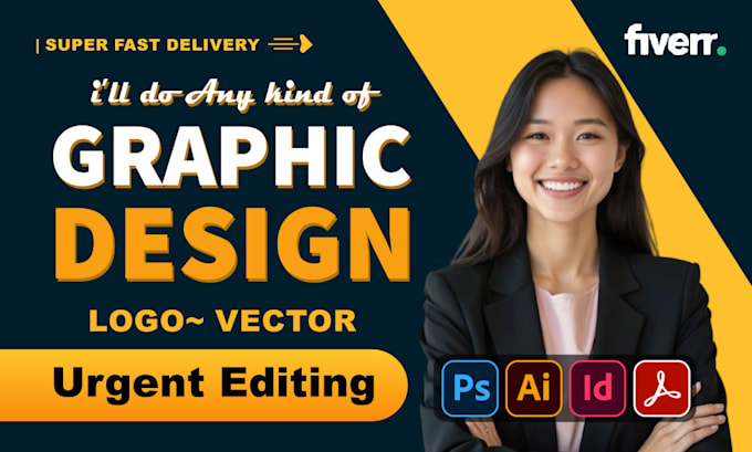 do graphic design, flyers, vector, logo editing