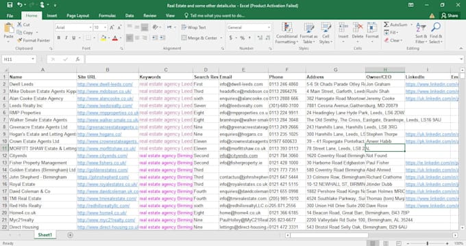 do excel data cleaning and formatting