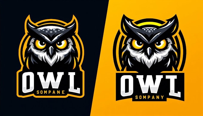 do design custom owl mascot logo with 1 day delivery