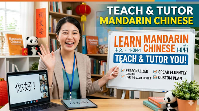 teach and tutor you mandarin chinese with personalised lessons