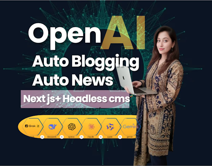 build ai auto blogging news website nextjs openai cms