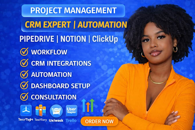 setup clickup hubspot CRM zoho CRM monday com CRM gohighlevel zapier integration