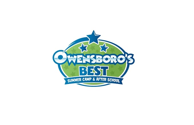 design best summer camp program logo