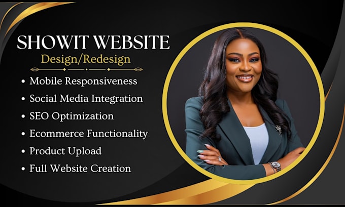 design and redesign showit website or showit templates showit customization, SEO