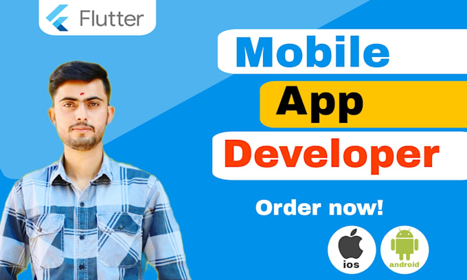 develop a professional flutter app for android and ios , cross platform app