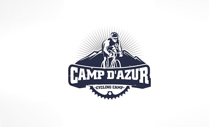 design memorable cycling camps logo