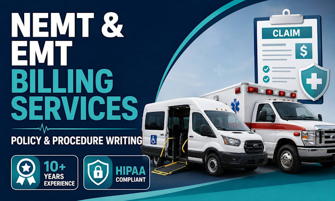 handle your nemt and emt billing services, policy and procedure writer
