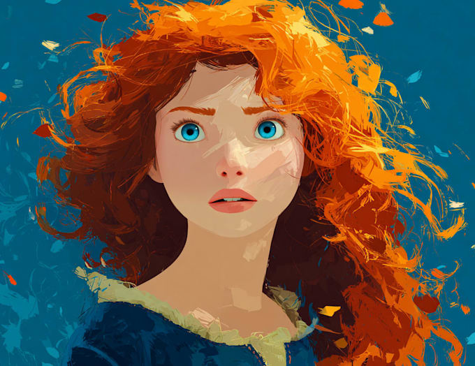 draw your portrait in disney style
