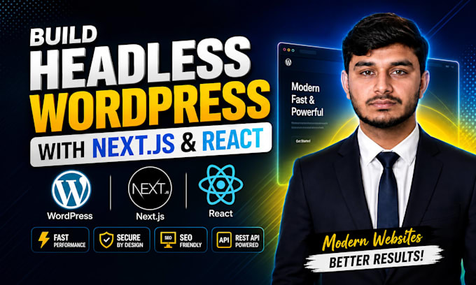 build a headless wordpress website using nextjs react and wordpress api