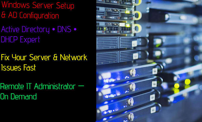 fix windows server, dns, dhcp, or active directory issues