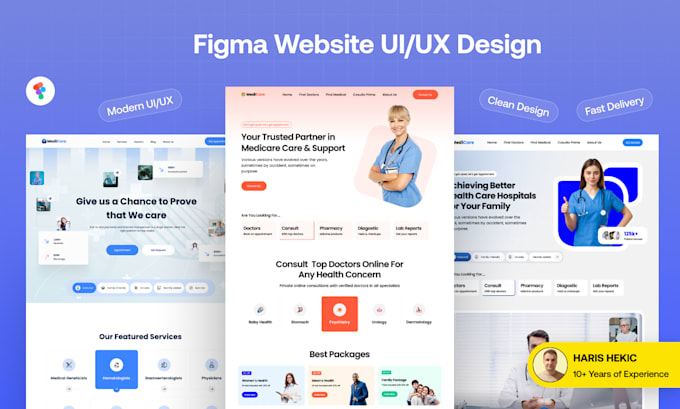 custom medical landing page