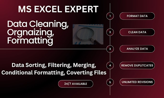 data cleaning and formatting your excel data