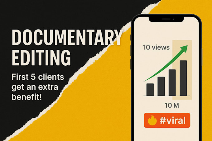 do documentary , motivational , educational edit