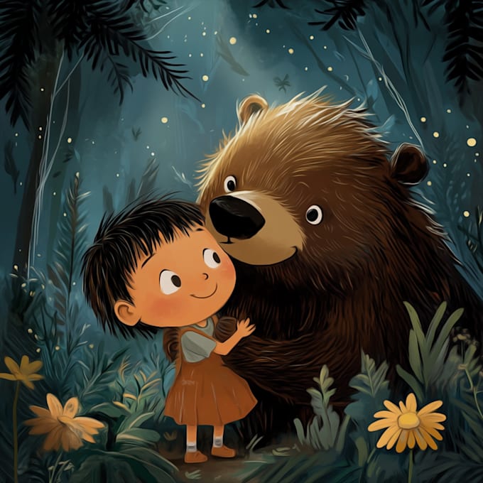 design children story book illustration