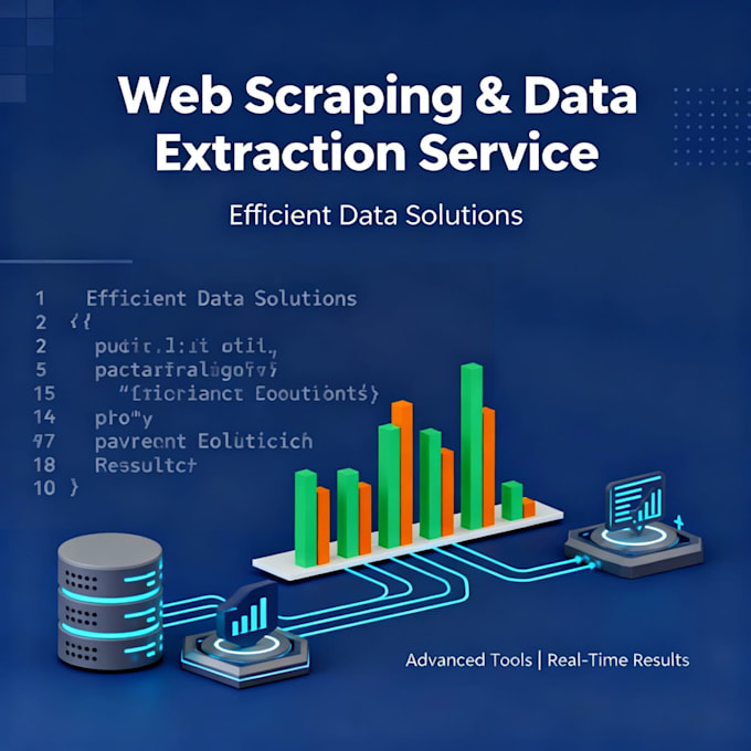do web scraping and data extraction using python automation