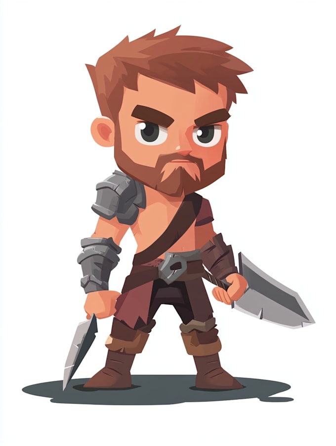 do game character art, 2d game character art
