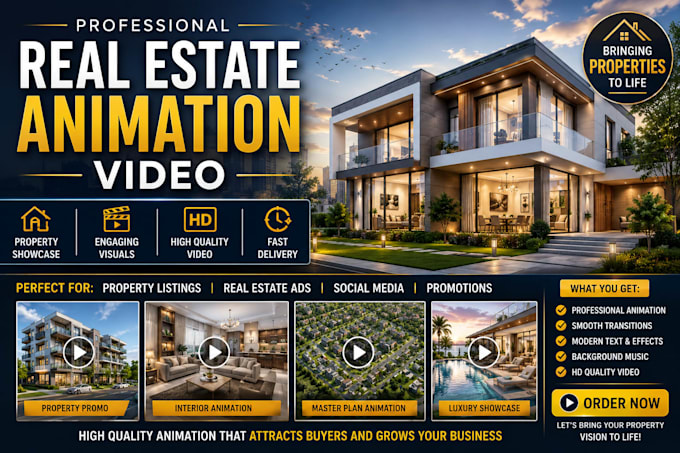make cinematic real estate video ads for businesses