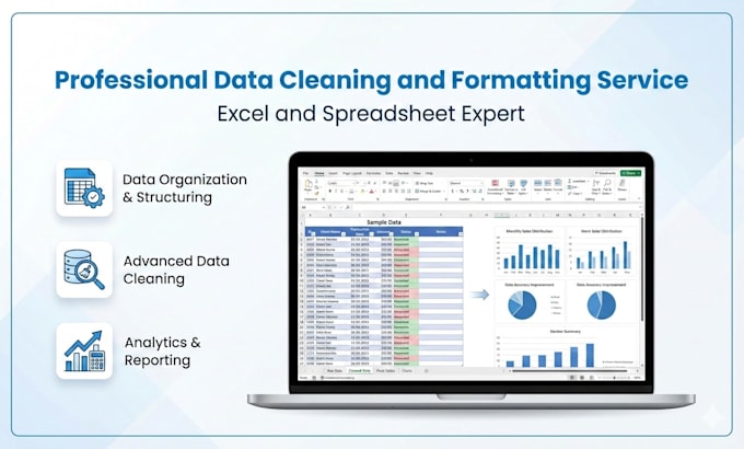 clean, format and merge excel data