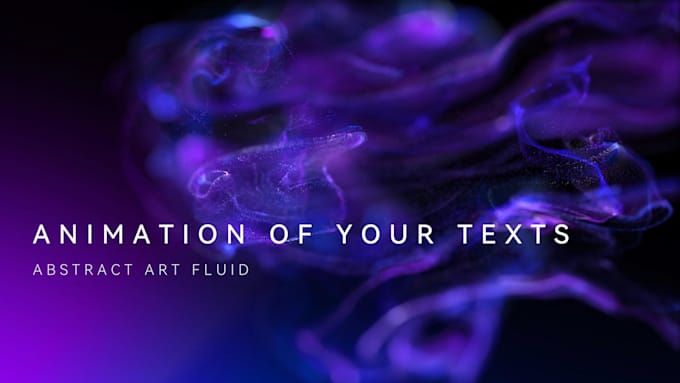 text animations with special effects and motion graphics and animated logo