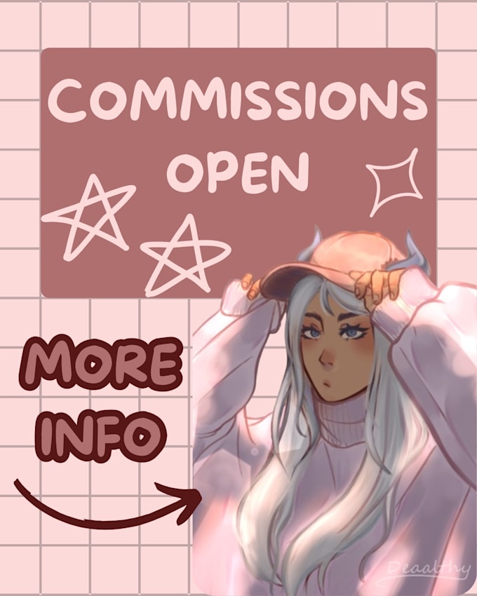 Do an art commission by Deaalthy | Fiverr