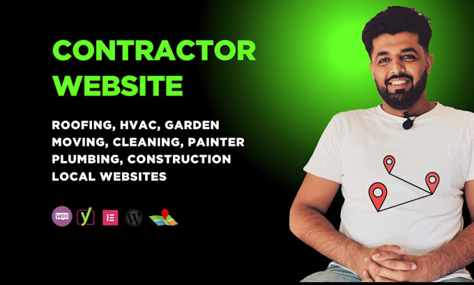 build plumbing, roofing, hvac, moving, and construction website