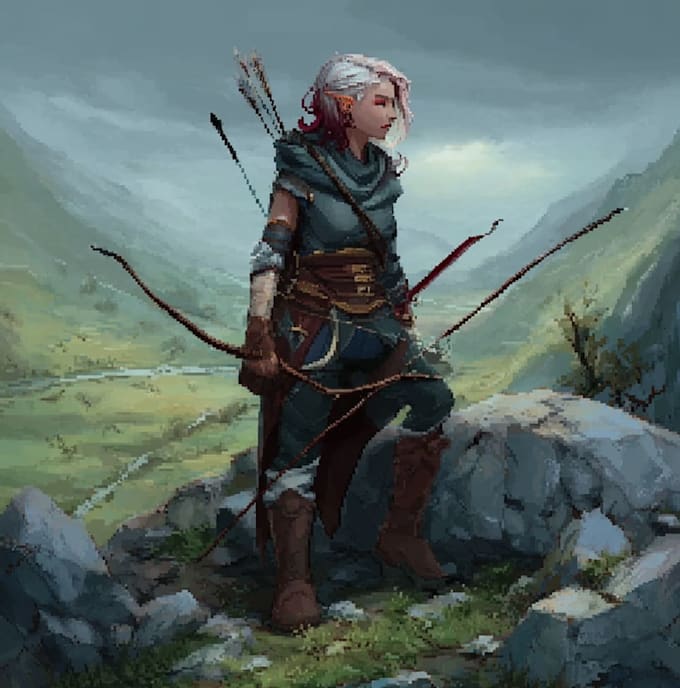 Draw your dnd or ttrpg fantasy character art by Dawie_cohen | Fiverr