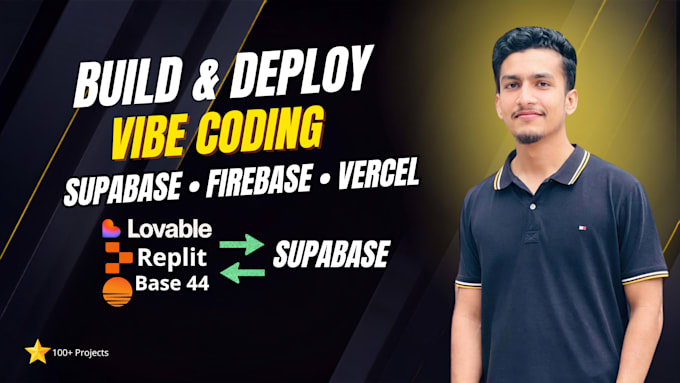 fix, build or deploy your lovable bolt replit base44 supabase mvp
