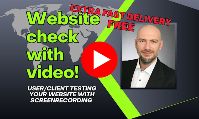 check your website as client with screen recording