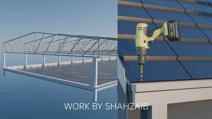 do 3d product assembly explainer and installation guide animation video