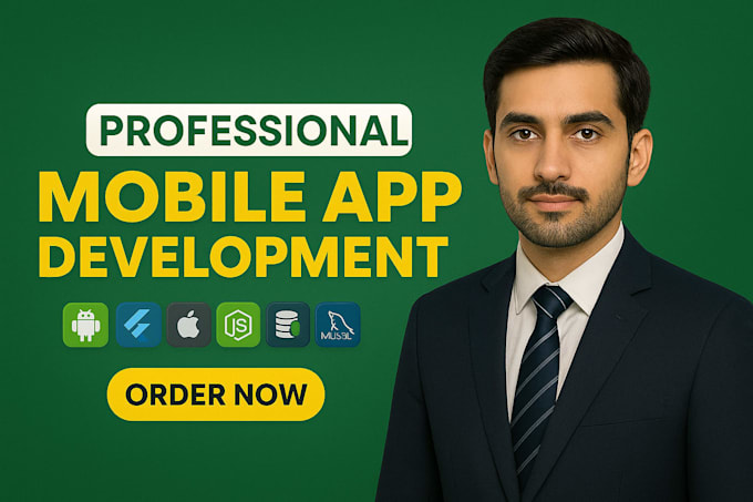 Develop a stunning cross platform flutter mobile app for android and ...