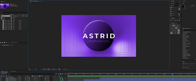 create a simple logo animation