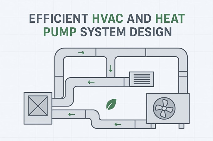 design an efficient hvac and heatpump system with load calculations