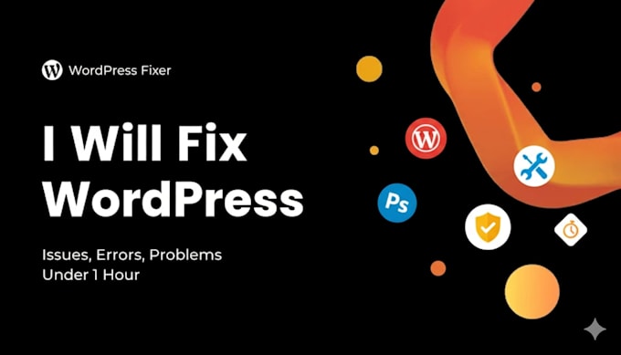 fix wordpress issues, errors, problems under 1 hour