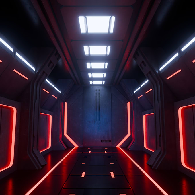 model 3d game assets and environments in blender