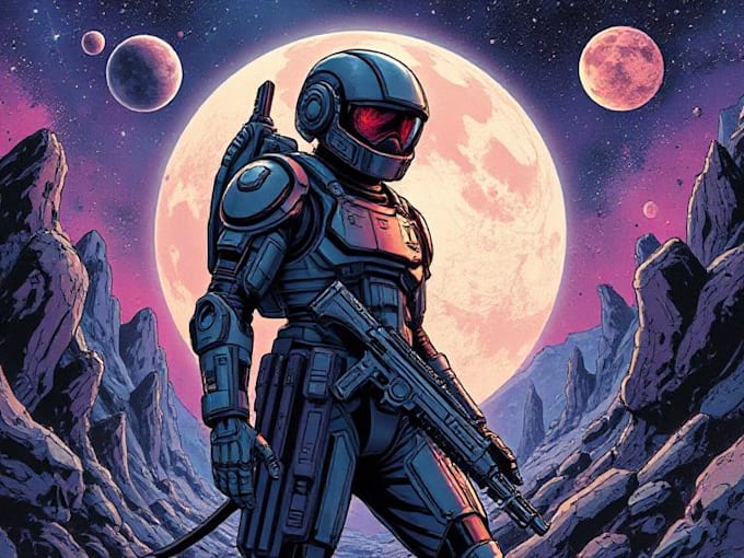 sci fi illustration and sci fi art
