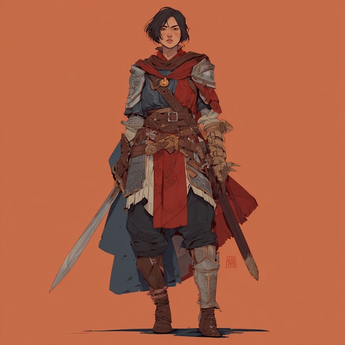 do fantasy character illustration