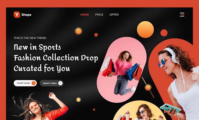 website ui design, figma design website and website mockup design
