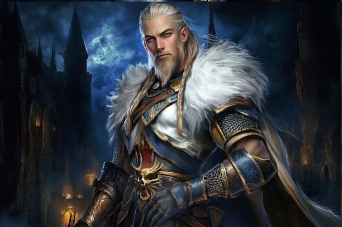 draw a fantasy character portrait for you
